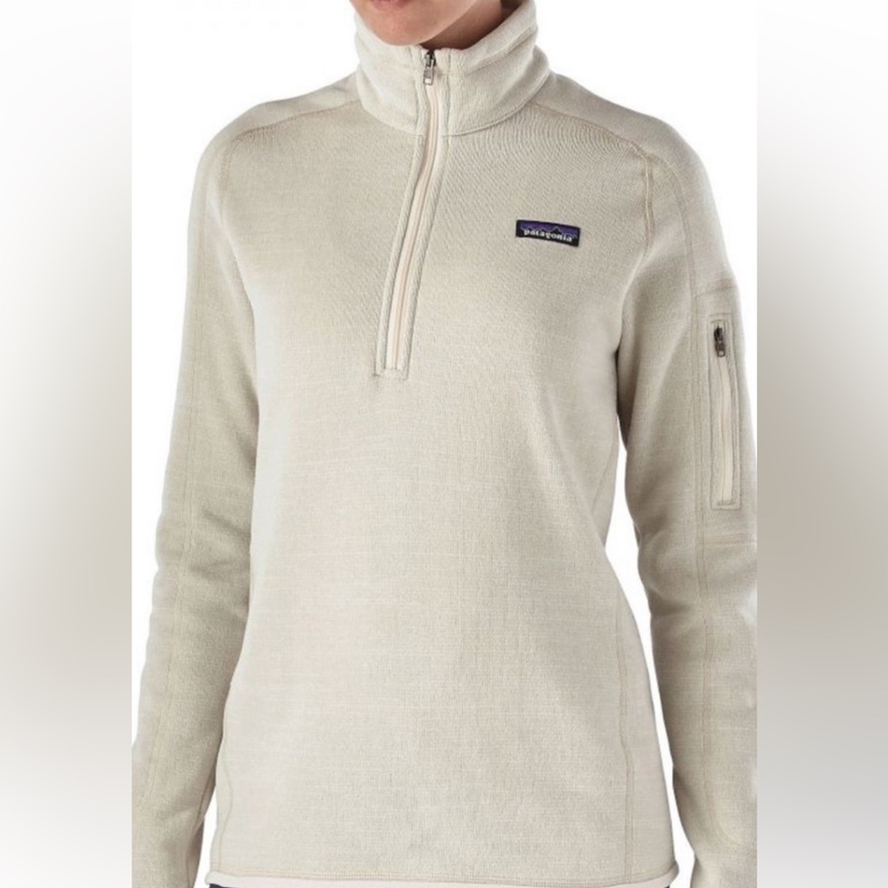 Patagonia Better Sweater Quarter Zip Fleece Cream M